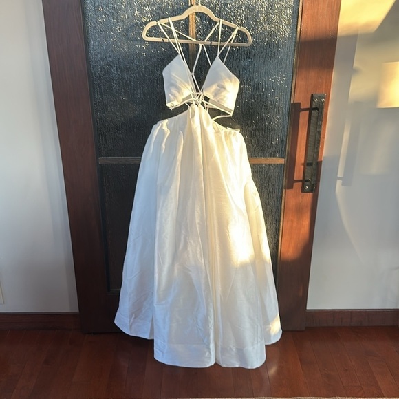 Anthropologie White Maxi Dress - Picture 8 of 14